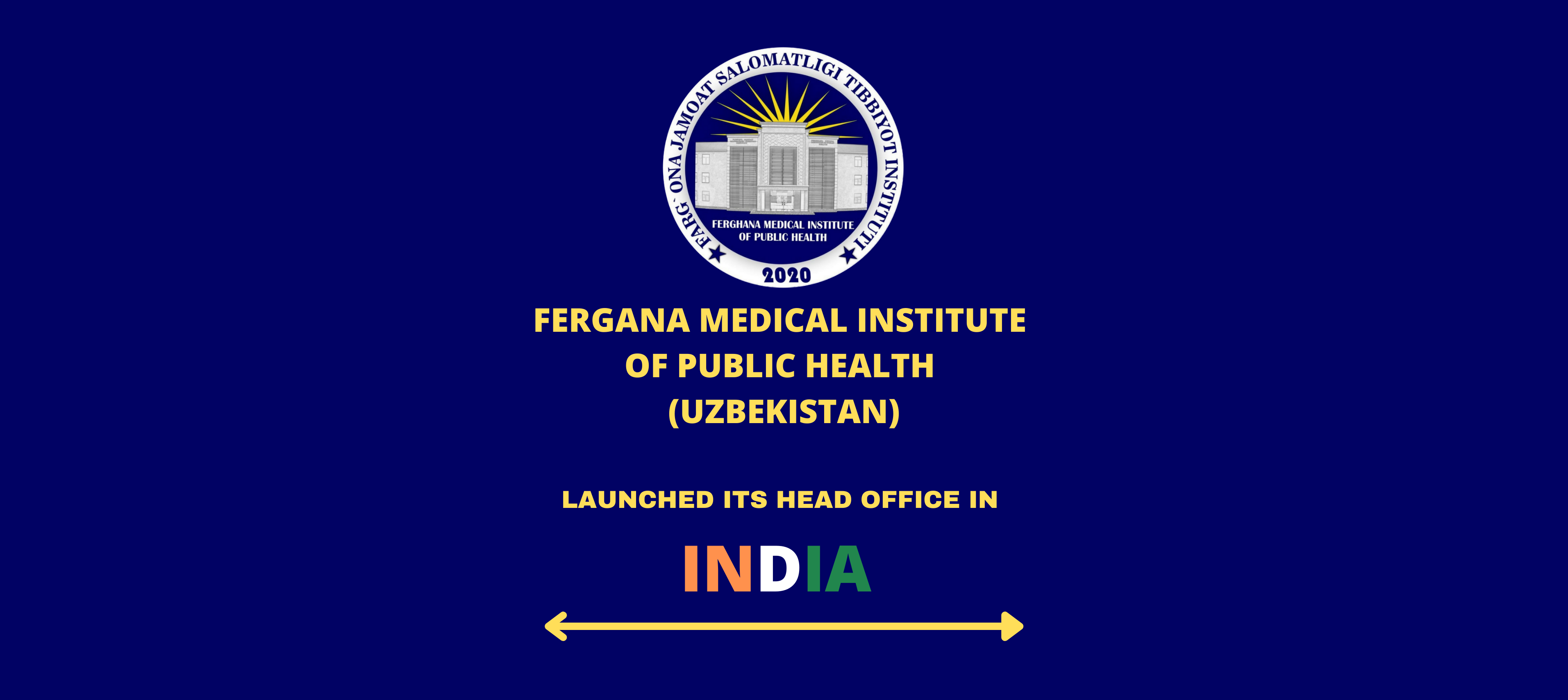 Fergana Medical Institute of Public Health launched its head office in India