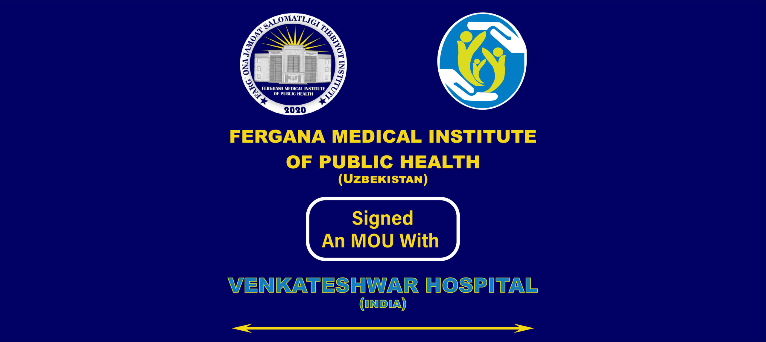 Fergana Medical Institute of Public Health signed MOU with Venkateshwar hospital
